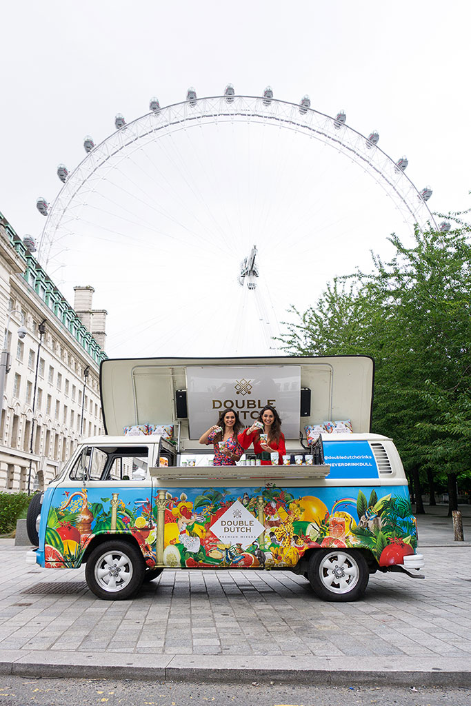 Double Dutch Branded Van In London